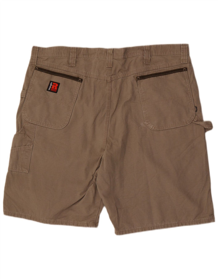 Wrangler Herre Cargo Shorts W42 2XL Beige Bomuld