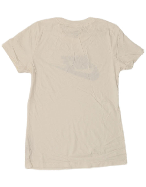 NIKE grafisk T-shirt top til kvinder DK 6 XS Hvid