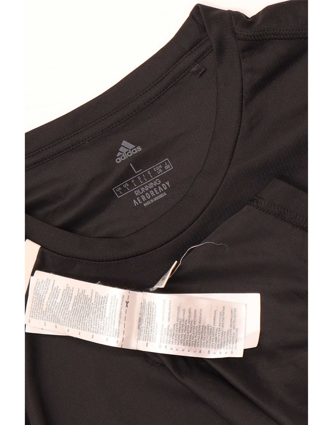 Adidas Herre Aeroready T-Shirt Top Stor Sort Polyester