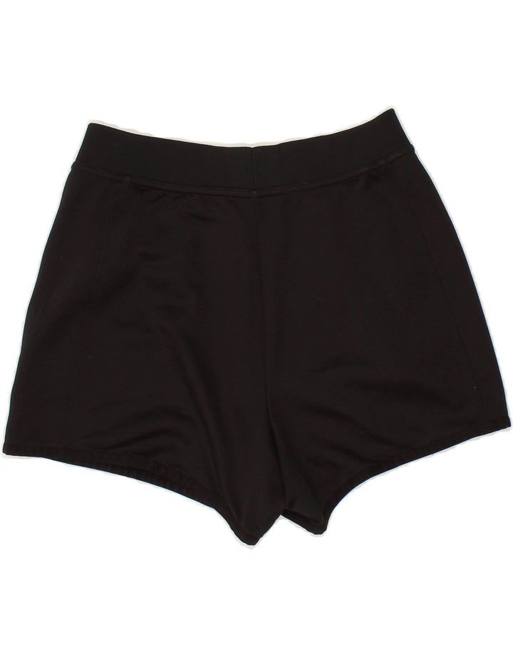 NIKE Womens Graphic Sport Shorts UK 10 Small  Black Polyester Vintage Nike and Second-Hand Nike from Messina Hembry 