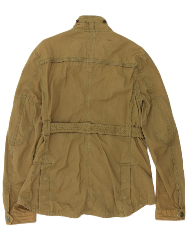 Superdry Womens Utility Jacket UK 18 XL Khaki Cotton