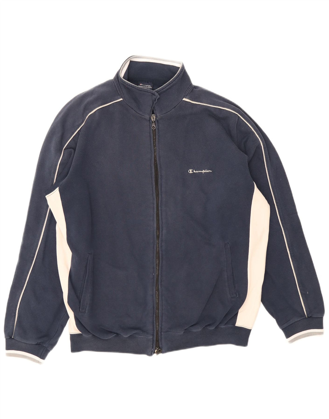 Champion Herre træningsdragt Topjakke XL Navy Blue Colourblock
