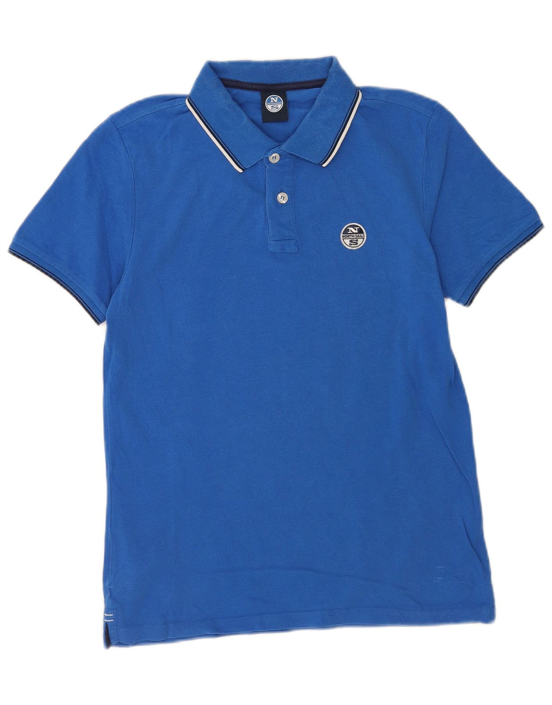 North Sails Herre Polo Shirt Lille Blå Bomuld