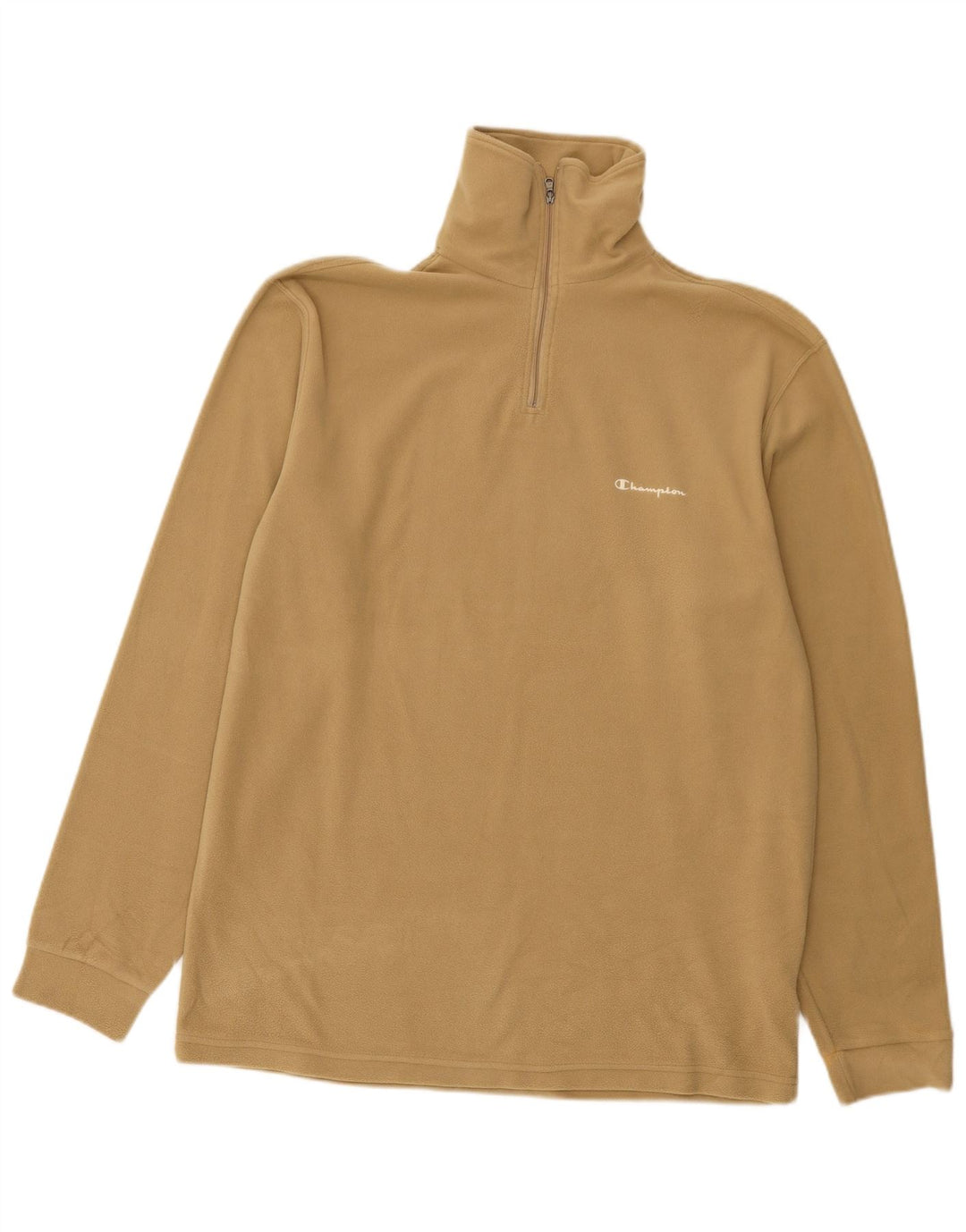 Champion Herre Fleece Jumper med lynlås XL Beige Polyester