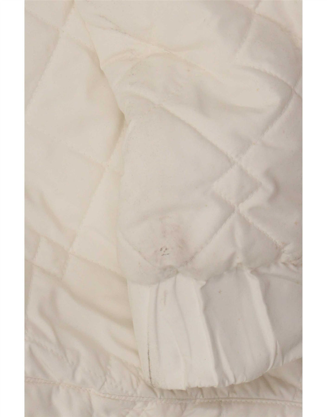 Adidas Quiltet jakke til kvinder UK 14 Medium White Polyester