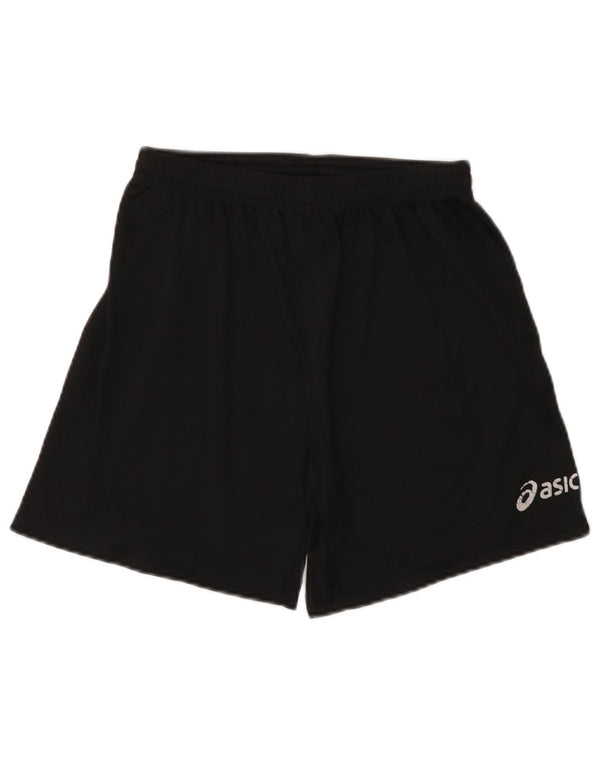 Asics Boys Sports Shorts 13-14 År Sort Polyester