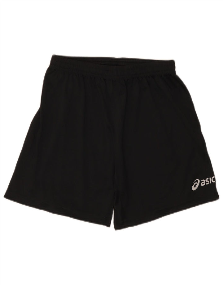 Asics Boys Sports Shorts 13-14 År Sort Polyester