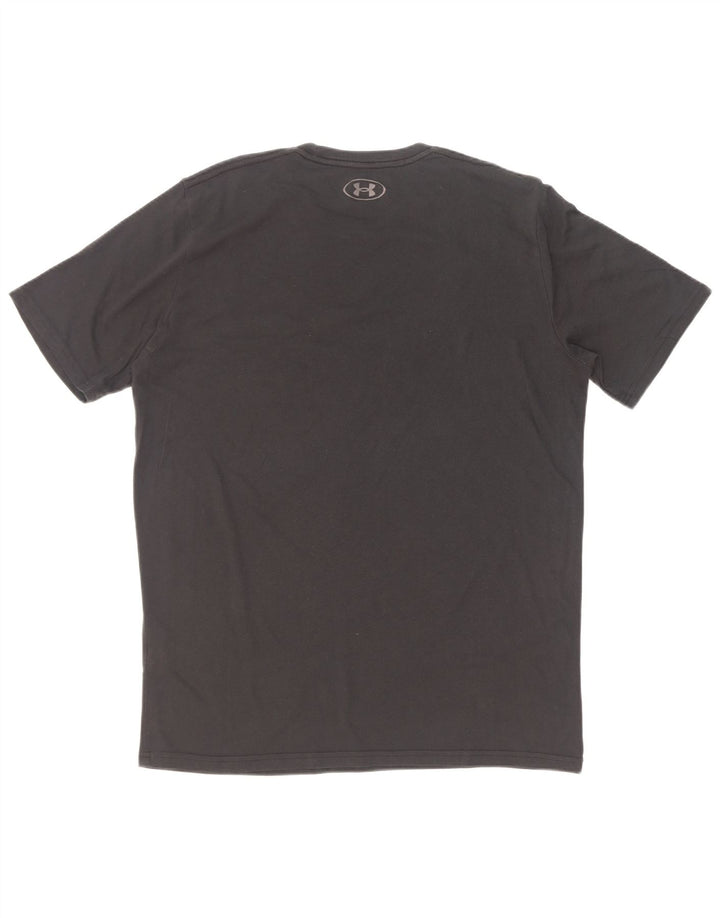 Under Armour Herre grafisk T-shirt Top Stor sort bomuld