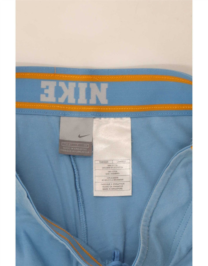 Nike sportsshorts til kvinder UK 10 Små blå bomuld