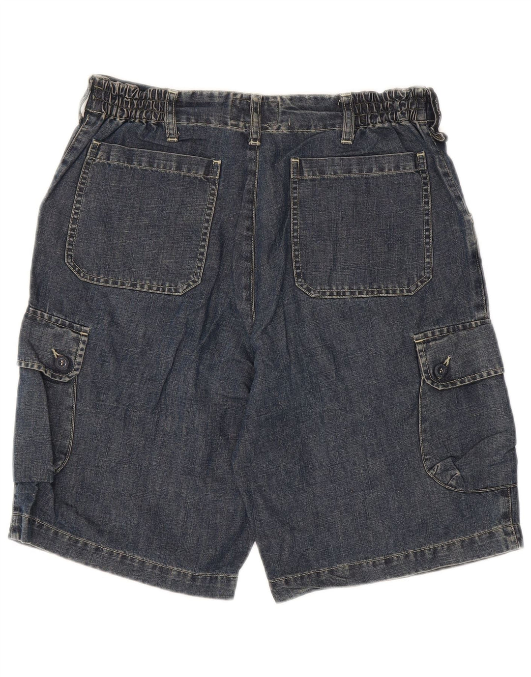 Trussardi Herre Cargo Denim Shorts IT 48 Medium W30 Blå Bomuld
