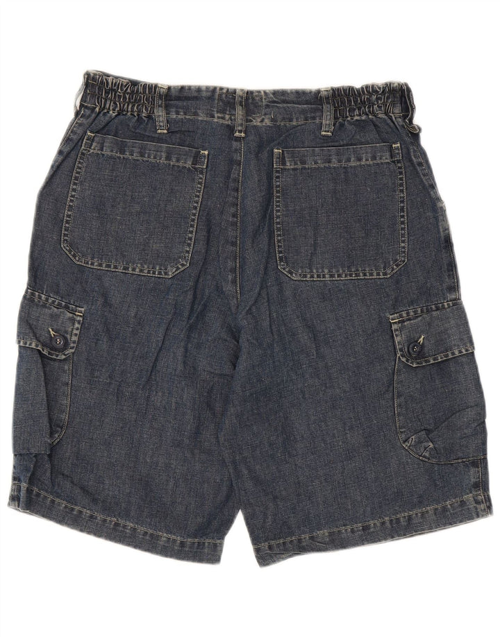 Trussardi Herre Cargo Denim Shorts IT 48 Medium W30 Blå Bomuld