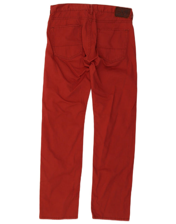 Dockers Straight Casual bukser til mænd W30 L32 rød bomuld