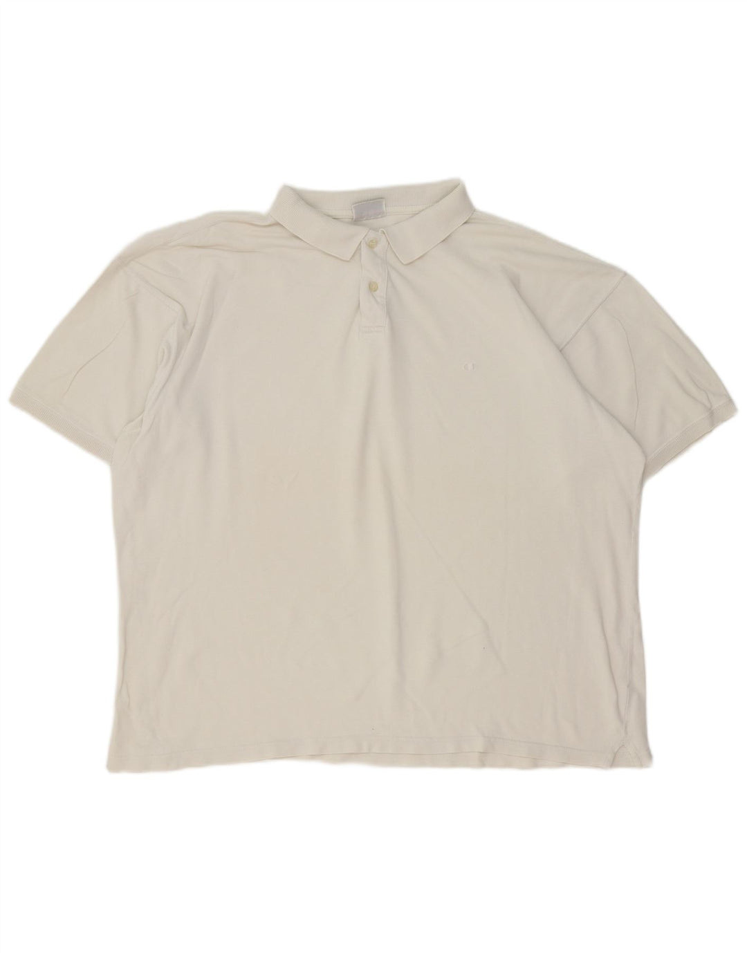 Champion herre poloshirt 2XL hvid bomuld