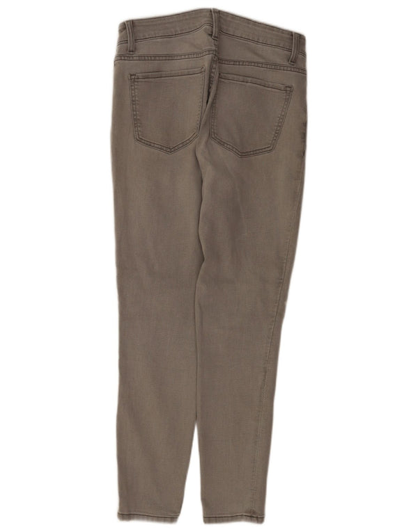 Marks & Spencer Dame The Ivy Skinny Jeans UK 10 Small W30 L27 Grå Bomuld