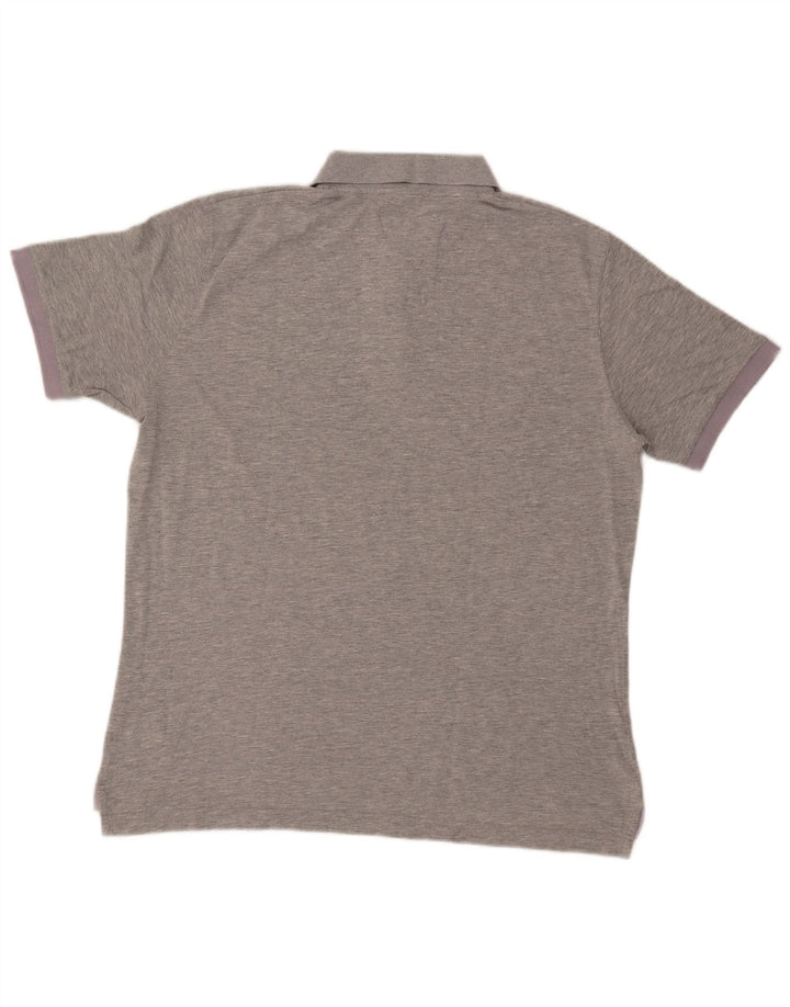 Carrera Herre grafisk poloshirt XL Grå Flecked Bomuld