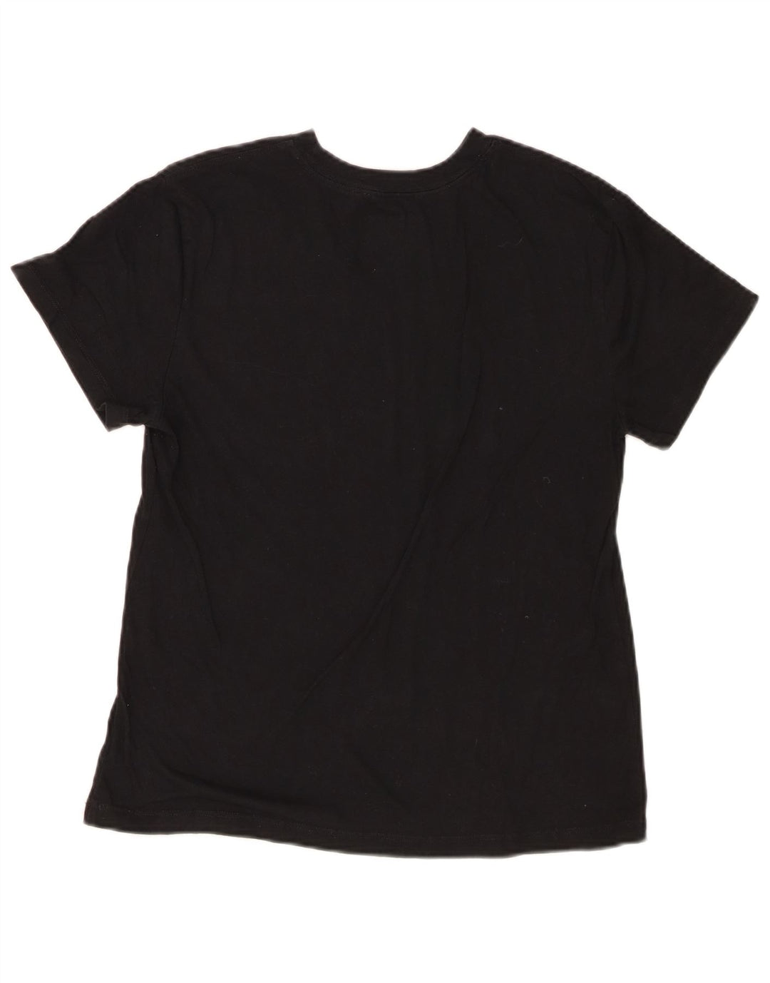 Champion Dame Grafisk T-Shirt Top UK 12 Medium Sort