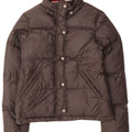 RALPH LAUREN Polstret jakke til kvinder UK 14 Stor sort polyester
