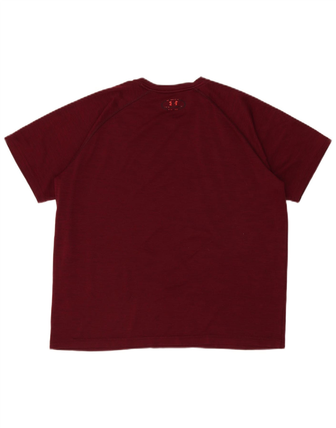 Under Armour Herre Heat Gear T-Shirt Top Medium Burgundy