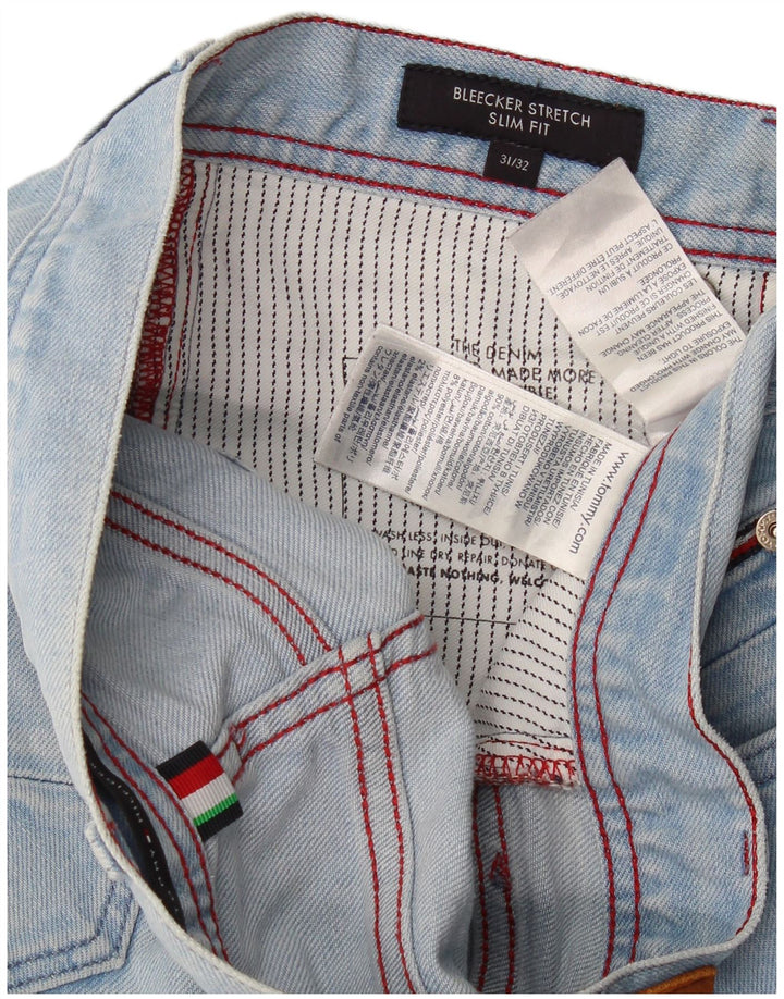 Tommy Hilfiger Herre Bleecker Slim Jeans W31 L29 Blå Bomuld
