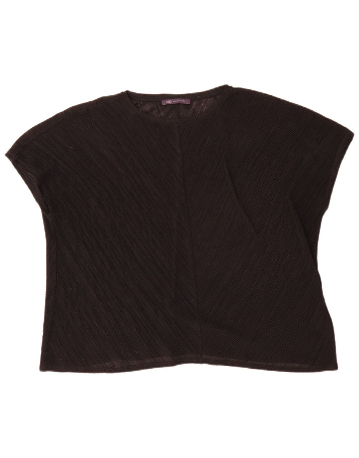 Marks & Spencer Damebluse Top UK 16 Large Black Polyester