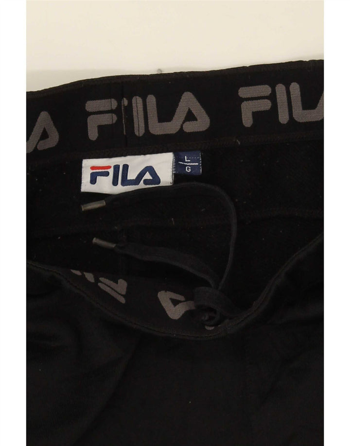 Fila Træningsdragt bukser til mænd Stor sort polyester
