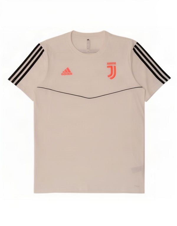 Adidas Herre Juventus T-Shirt Top Stor Hvid Bomuld