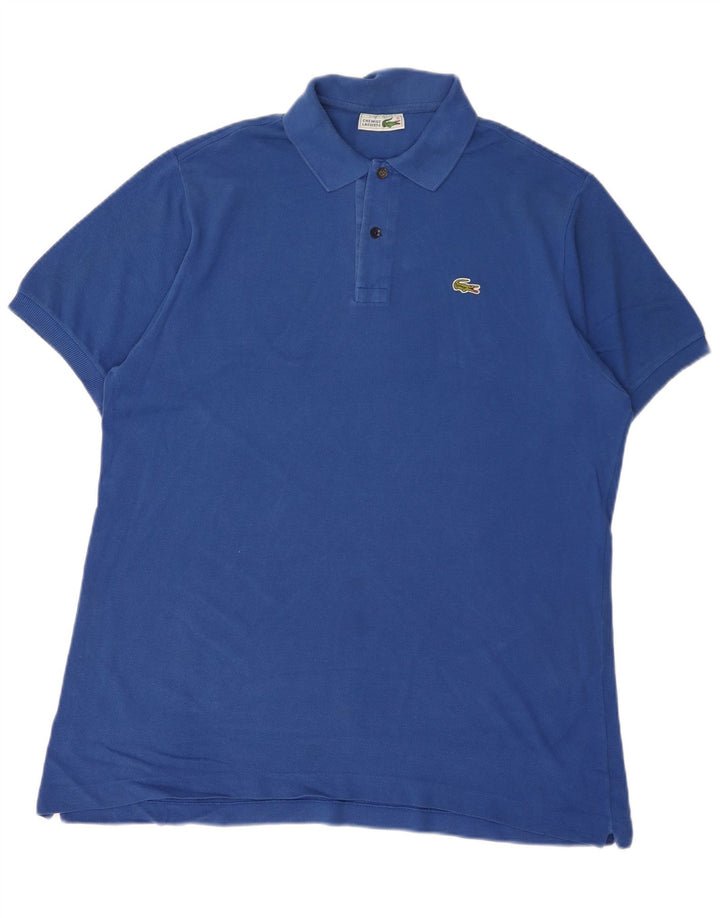 Lacoste Herre Polo Shirt Str. 7 2XL Blå Bomuld
