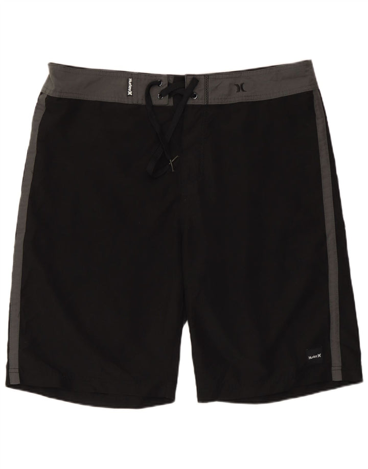 Hurley Badeshorts til mænd Large Black Colourblock Polyester