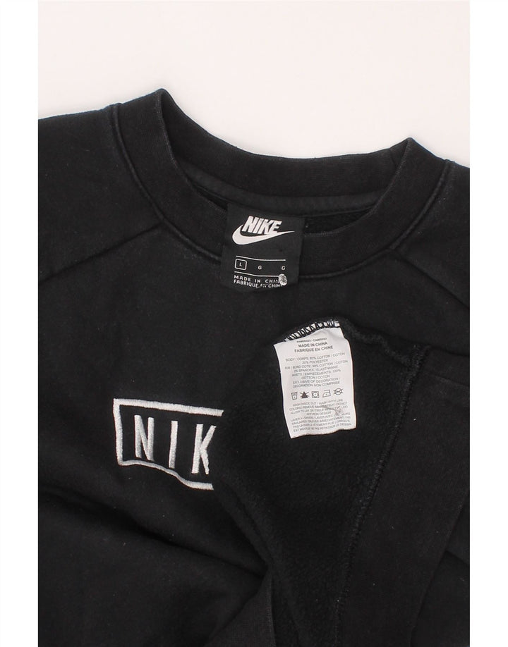 Nike Boys Graphic Sweatshirt Jumper 12-13 år Stor sort farveblok