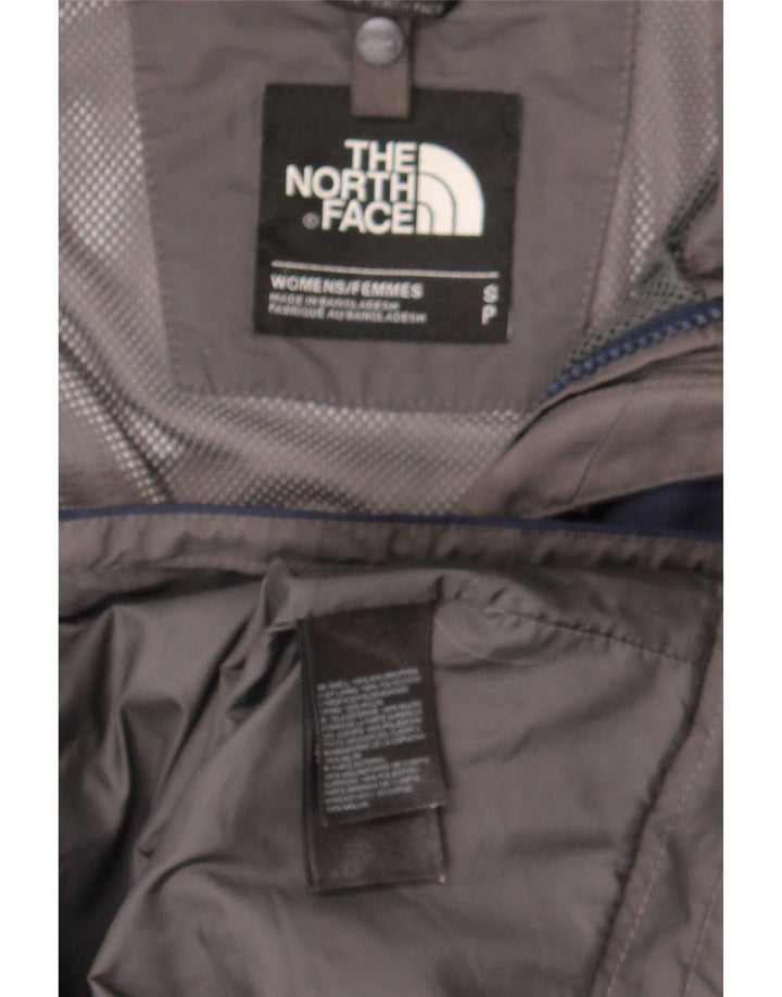 The North Face Dame Hætte Oversized regnjakke UK 10 Small Navy Blue