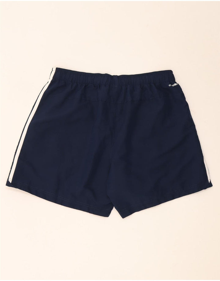 Adidas Herre Climalite Sport Shorts XL Navy Blue Polyester