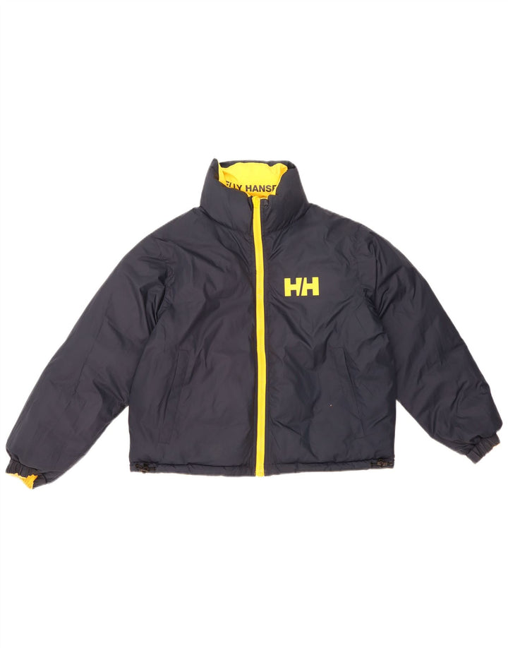 Helly Hansen Womens Vendbar Oversized Polstret Jakke UK 10 Lille Gul