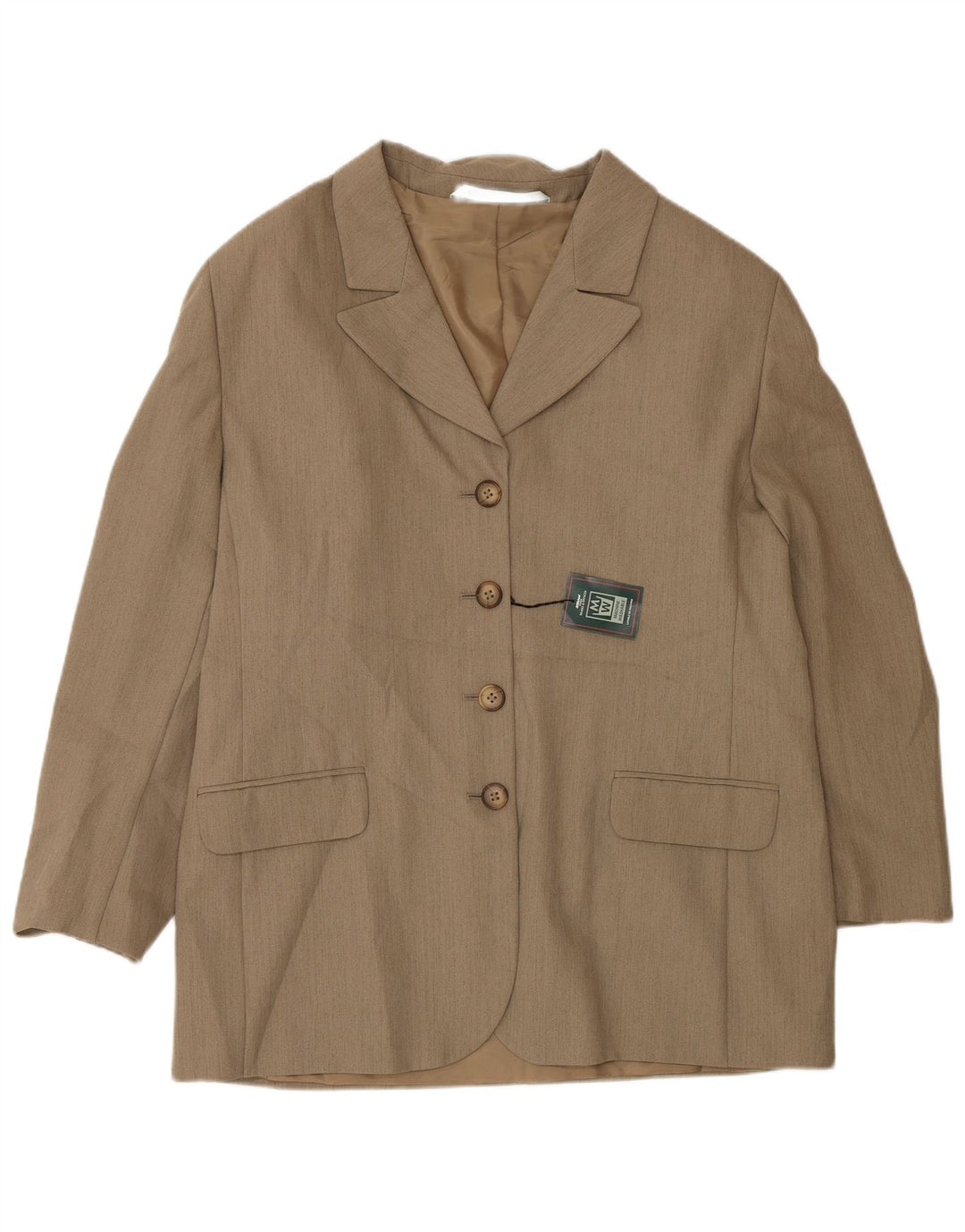 Marks & Spencer Dame St. Michael Blazerjakke med 4 knapper UK 18 XL Brun