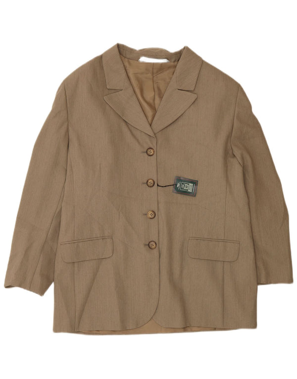 Marks & Spencer Dame St. Michael Blazerjakke med 4 knapper UK 18 XL Brun