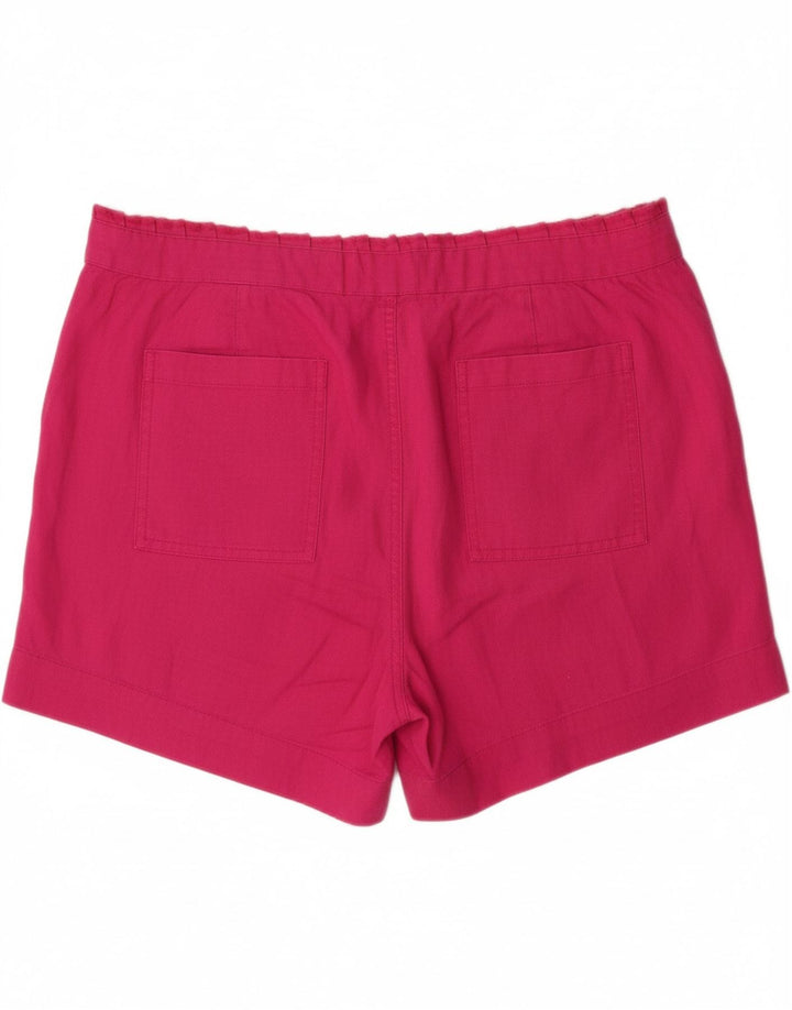 IZOD Womens Casual Shorts US 12 Large W36  Pink Linen