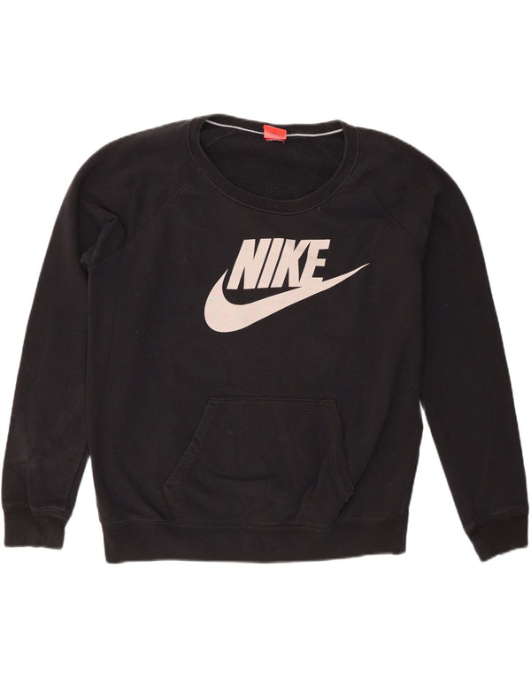 Nike grafisk sweatshirt til mænd XL sort bomuld