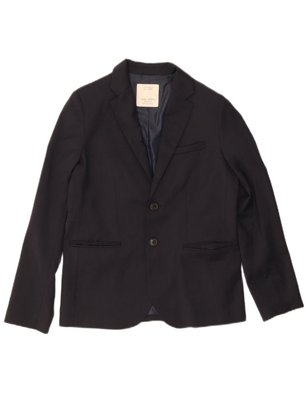 Zara Boys 2-knaps blazerjakke 13-14 år marineblå polyester