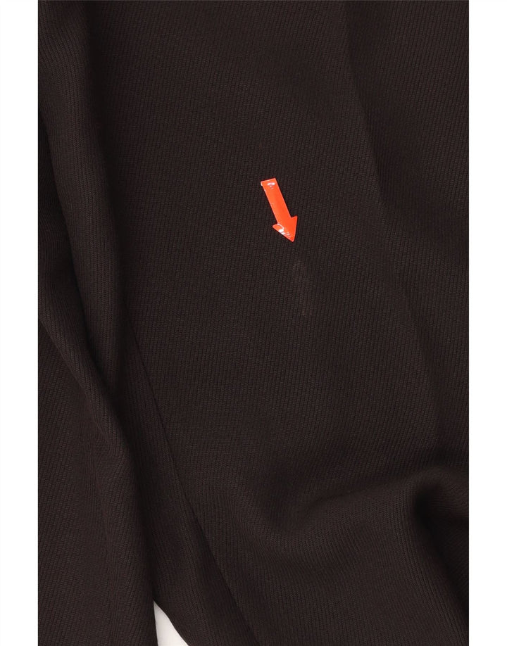VINTAGE Womens Straight Casual Trousers W26 L32 Brown Vintage Vintage and Second-Hand Vintage from Messina Hembry 