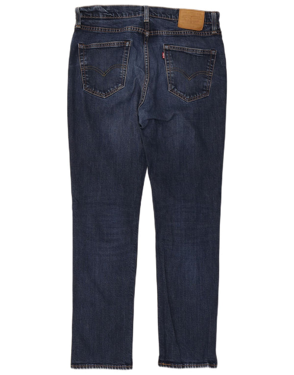 Levi's Herre 511 Slim Jeans W34 L32 Marineblå Bomuld