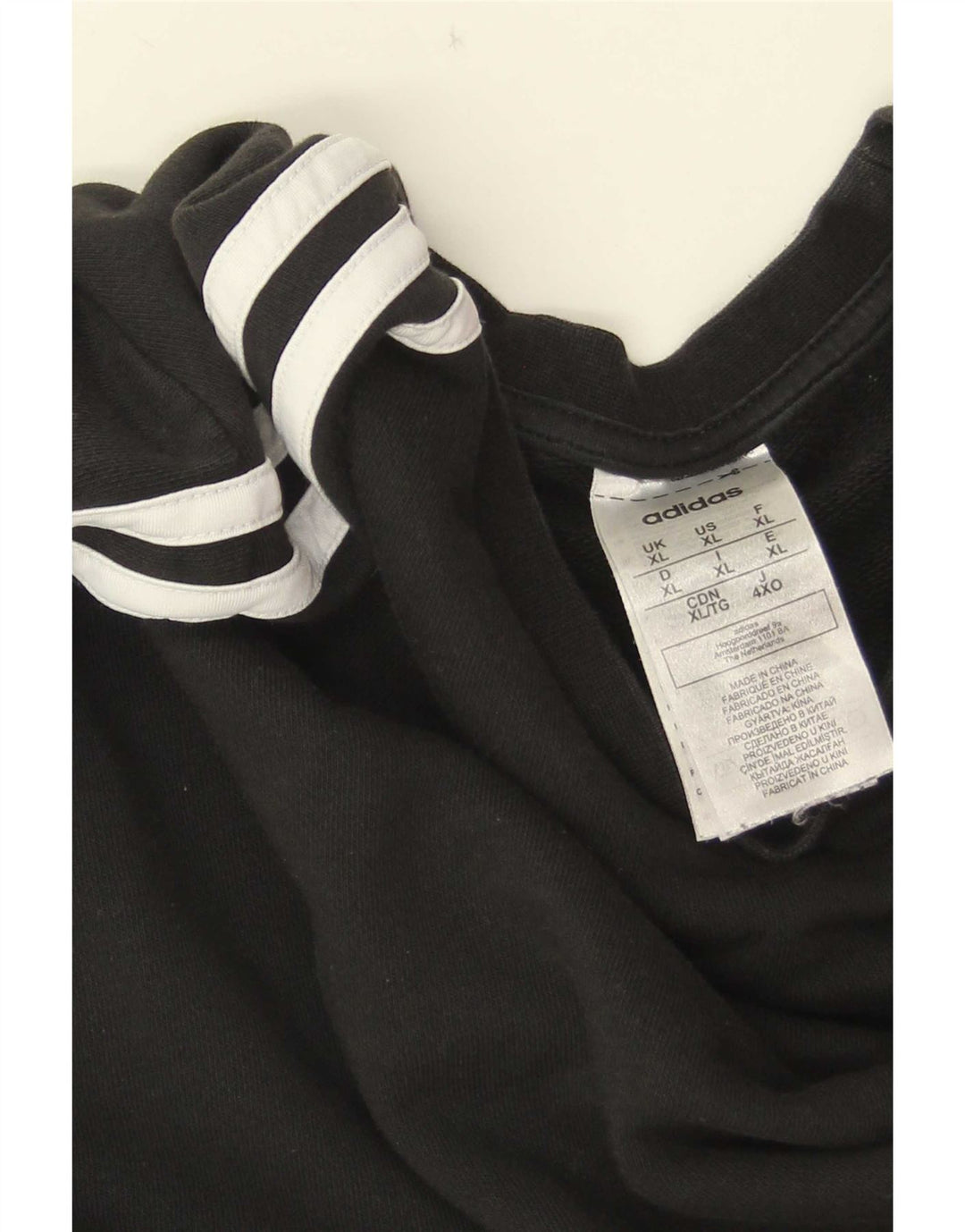 Adidas Herre Sweatshirt Jumper XL Sort Bomuld