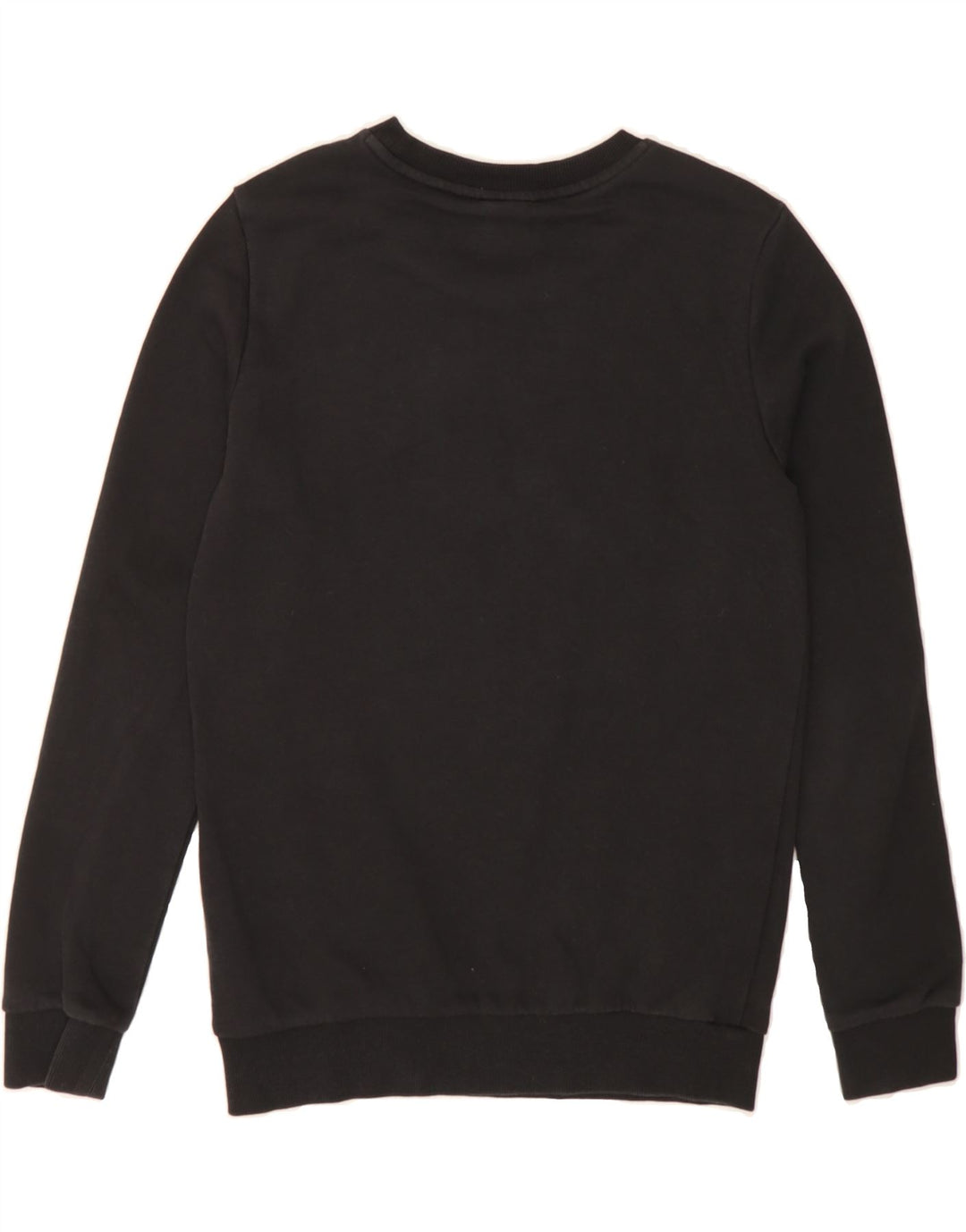 PUMA Womens Graphic Sweatshirt Jumper UK 10 Small Black Cotton Vintage Puma and Second-Hand Puma from Messina Hembry 