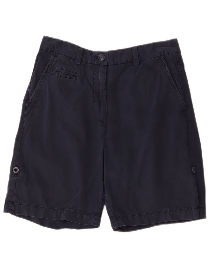 Marks & Spencer kvinders højtaljede chinoshorts W28 Medium marineblå
