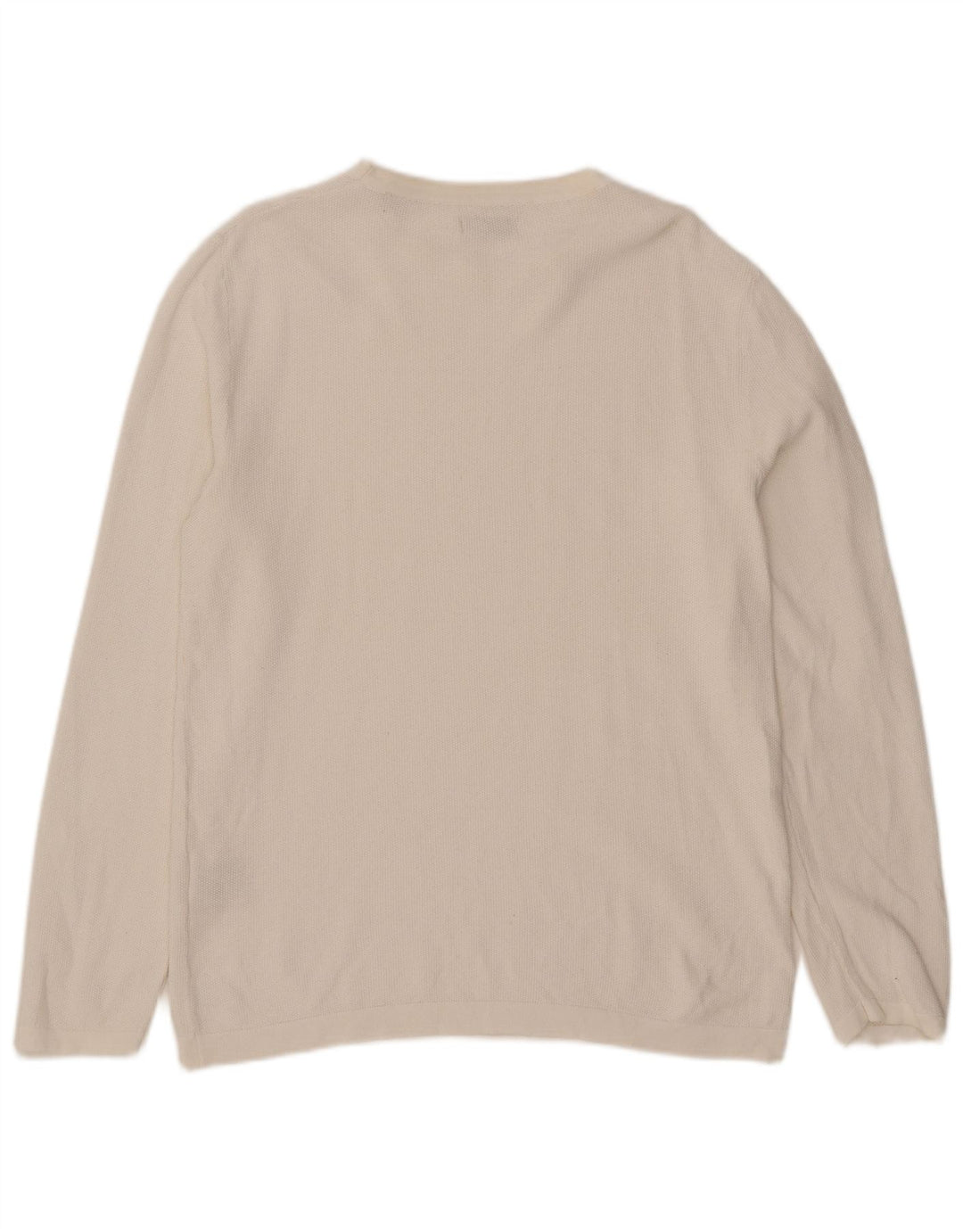 Jack & Jones Herre sweater med rund hals, stor hvid bomuld