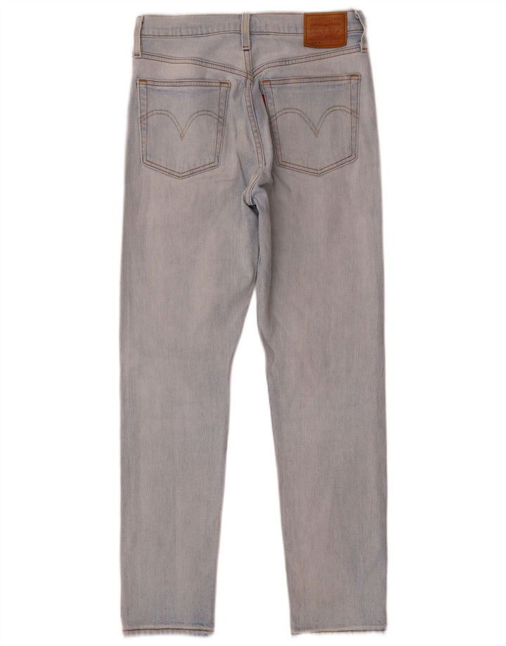 Levi's Dame 501 Straight Jeans W26 L28 Blå Bomuld