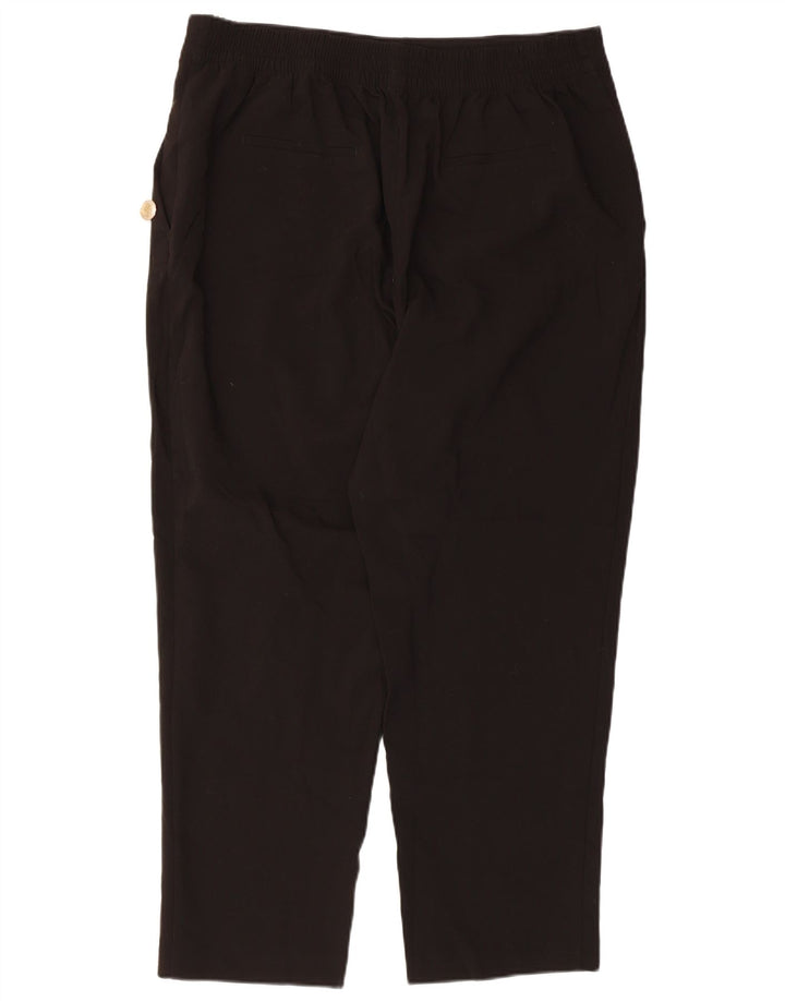 Zara Lige Casual Bukser til kvinder 2XL W34 L27 Sort Polyester