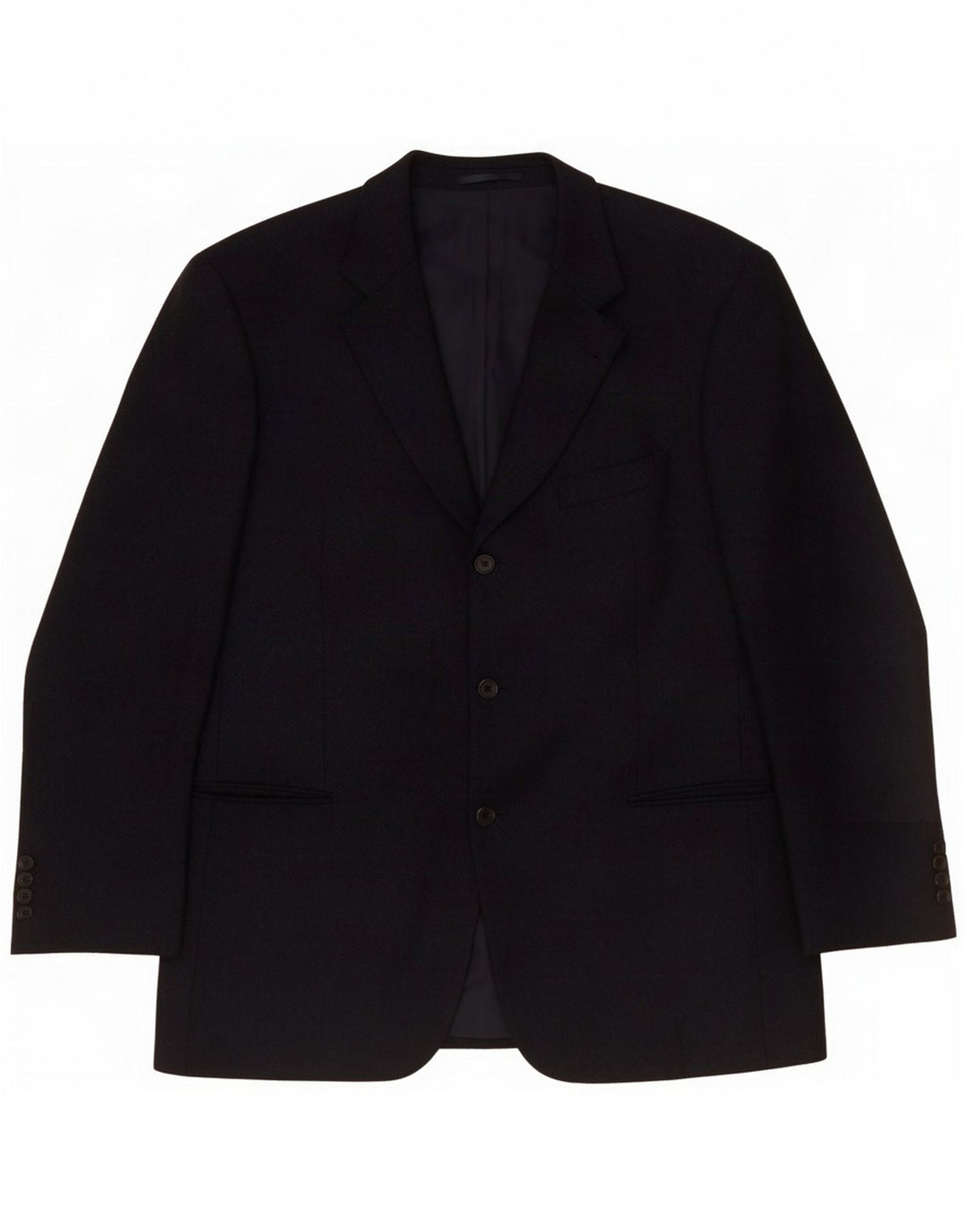 Hugo Boss Herre 3-knaps blazerjakke EU 54 2XL Navy Blue Virgin Wool