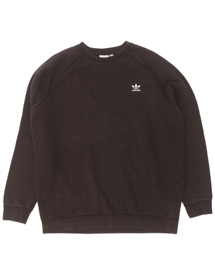 Adidas Herre Sweatshirt Jumper XL Sort Bomuld
