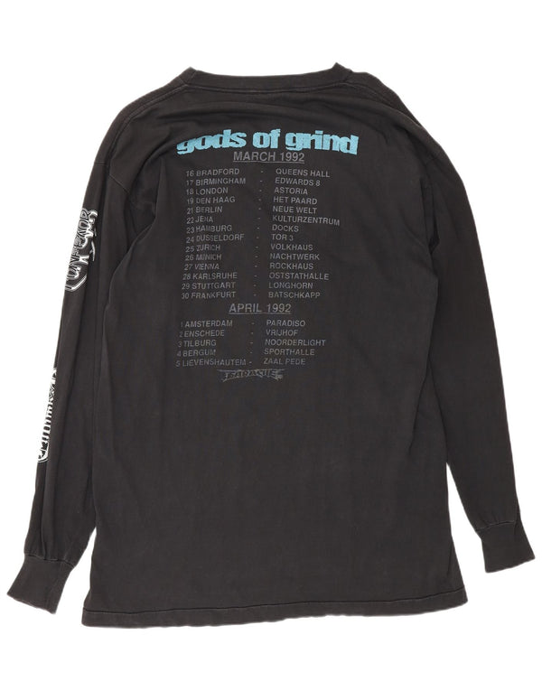 Vintage Herre God's of Grind Earache tour 1992 Top Langærmet XL Black Rock