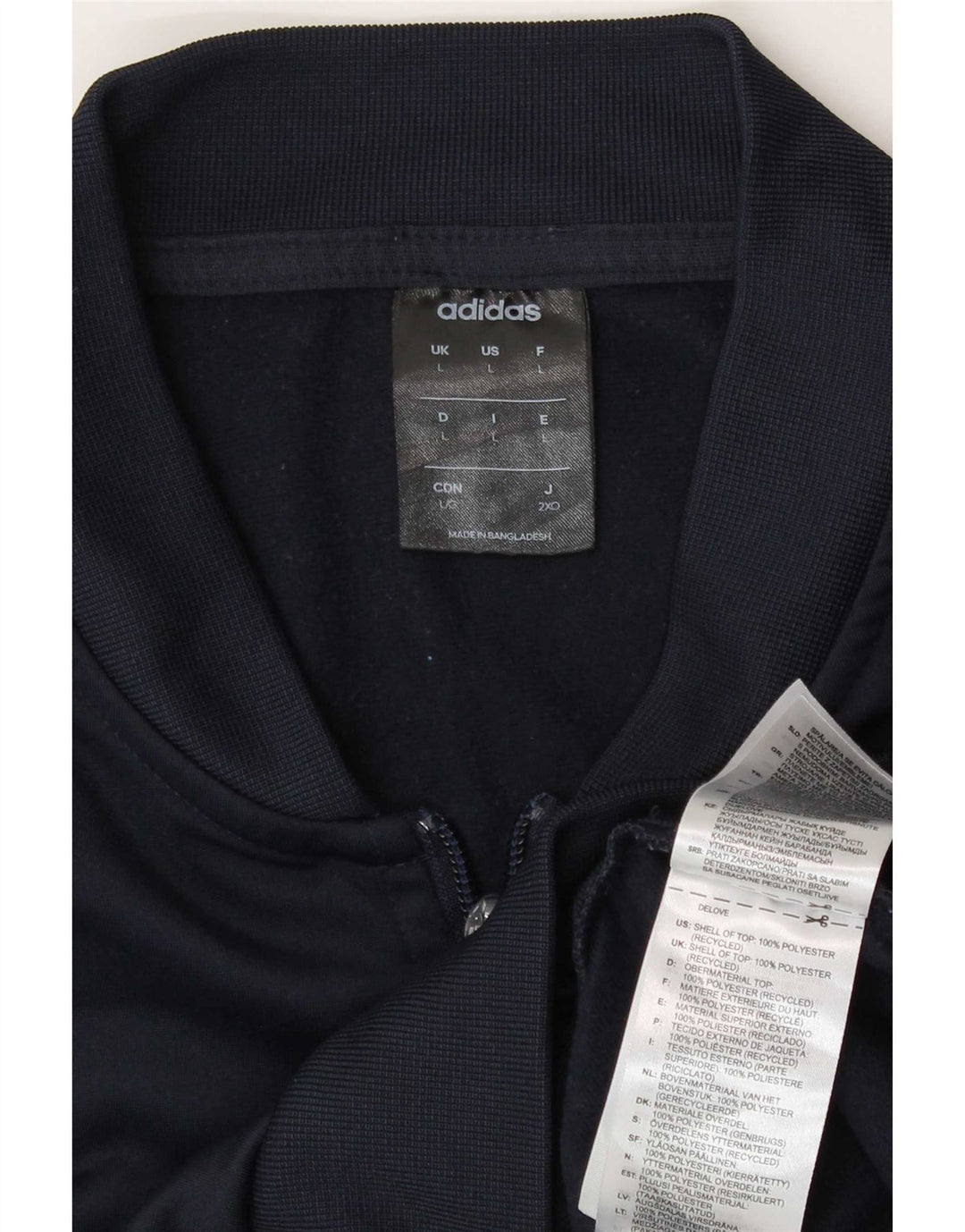Adidas Træningsdragt til mænd Topjakke Stor marineblå polyester