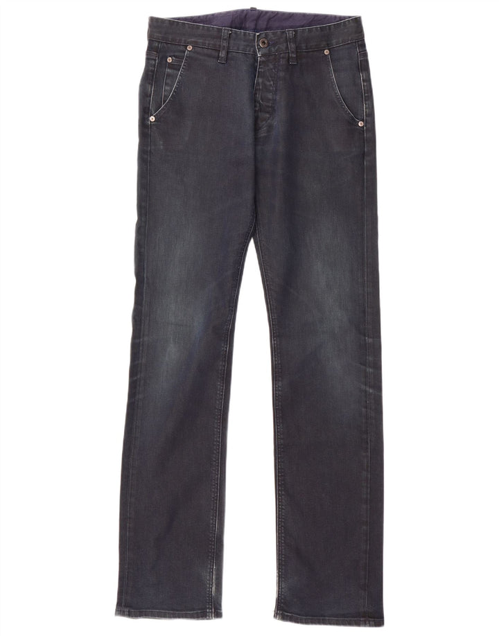 Massimo Dutti Herre Straight Jeans EU 40 Medium W31 L34 Marineblå Bomuld